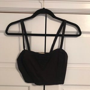 Black Crop Top